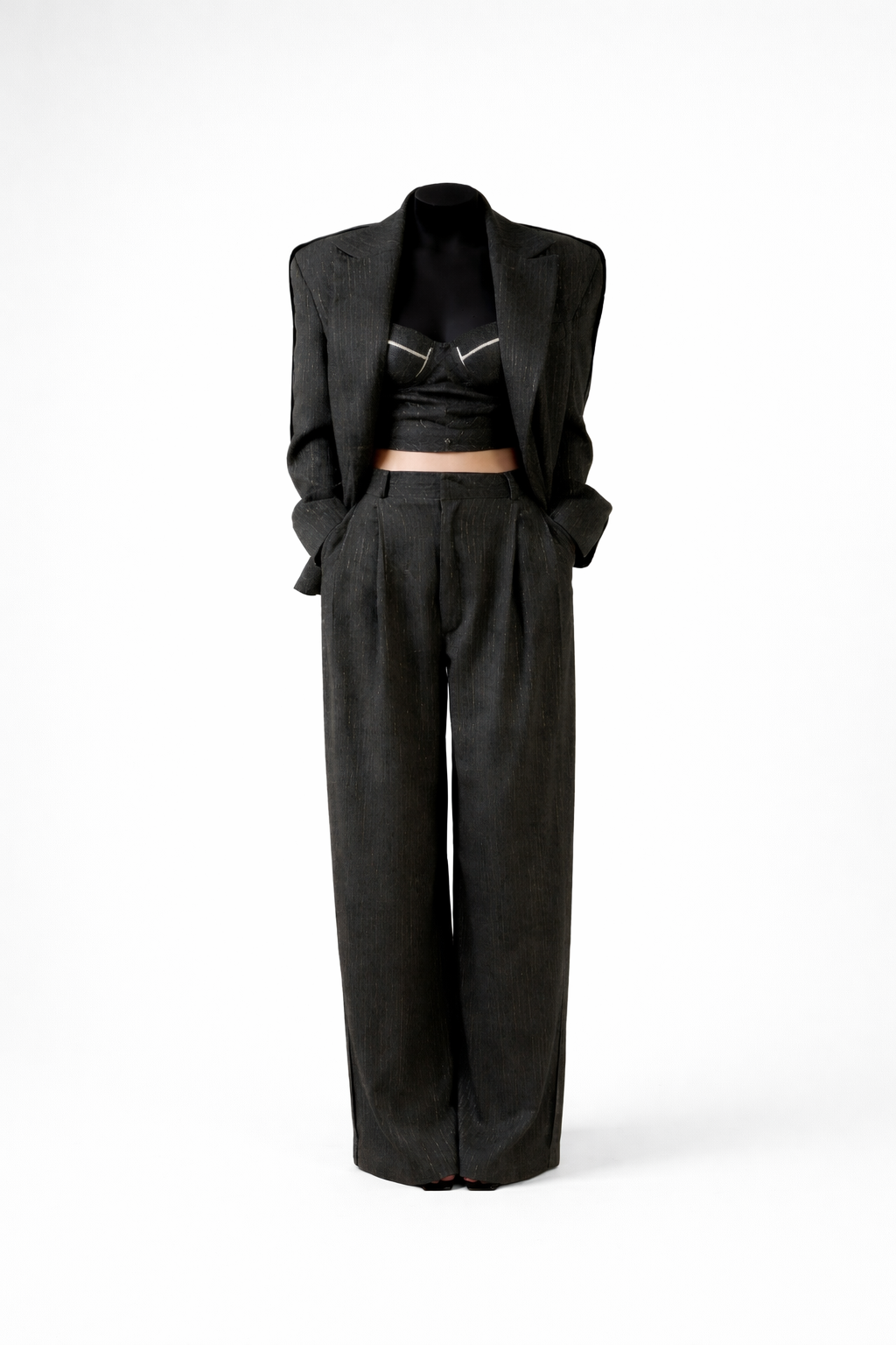 Structured Three-Piece Suit