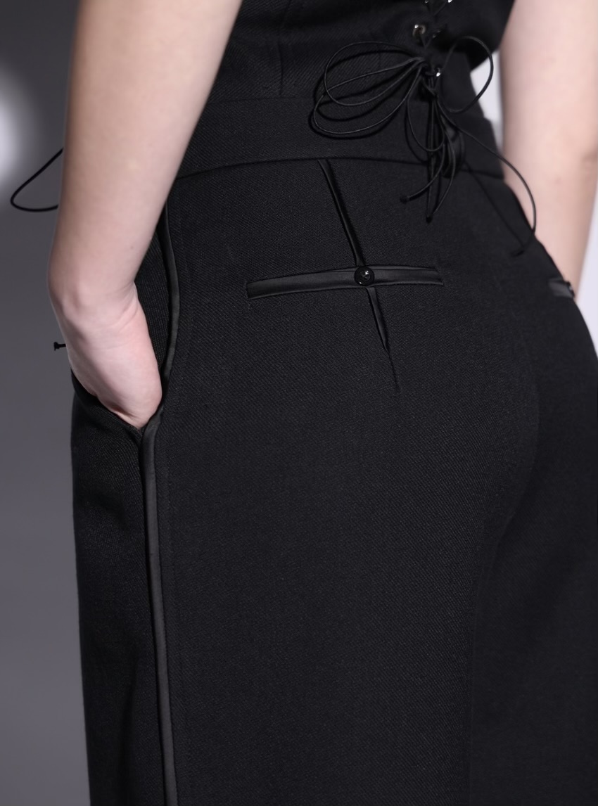 Satin Contrast Trousers