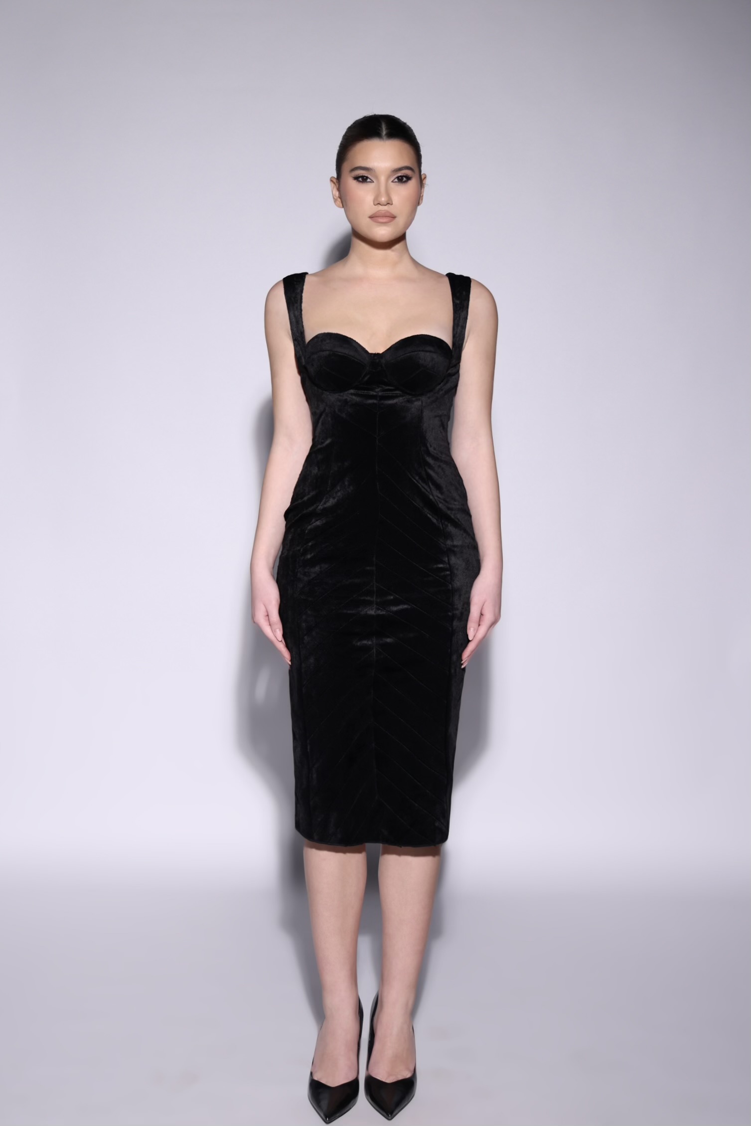 Velvet Contour Dress view 2