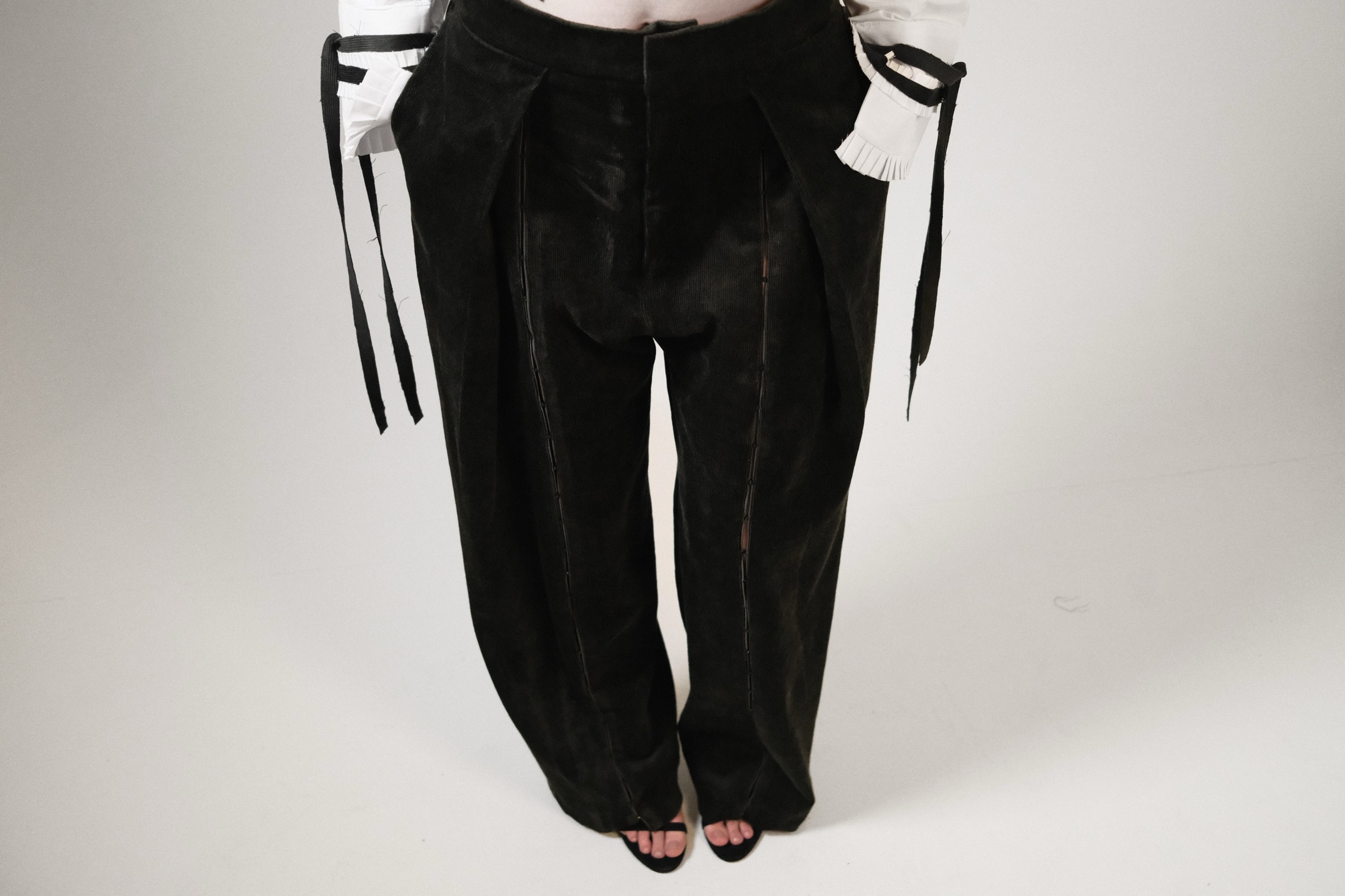Cut-Detail Trousers view 2