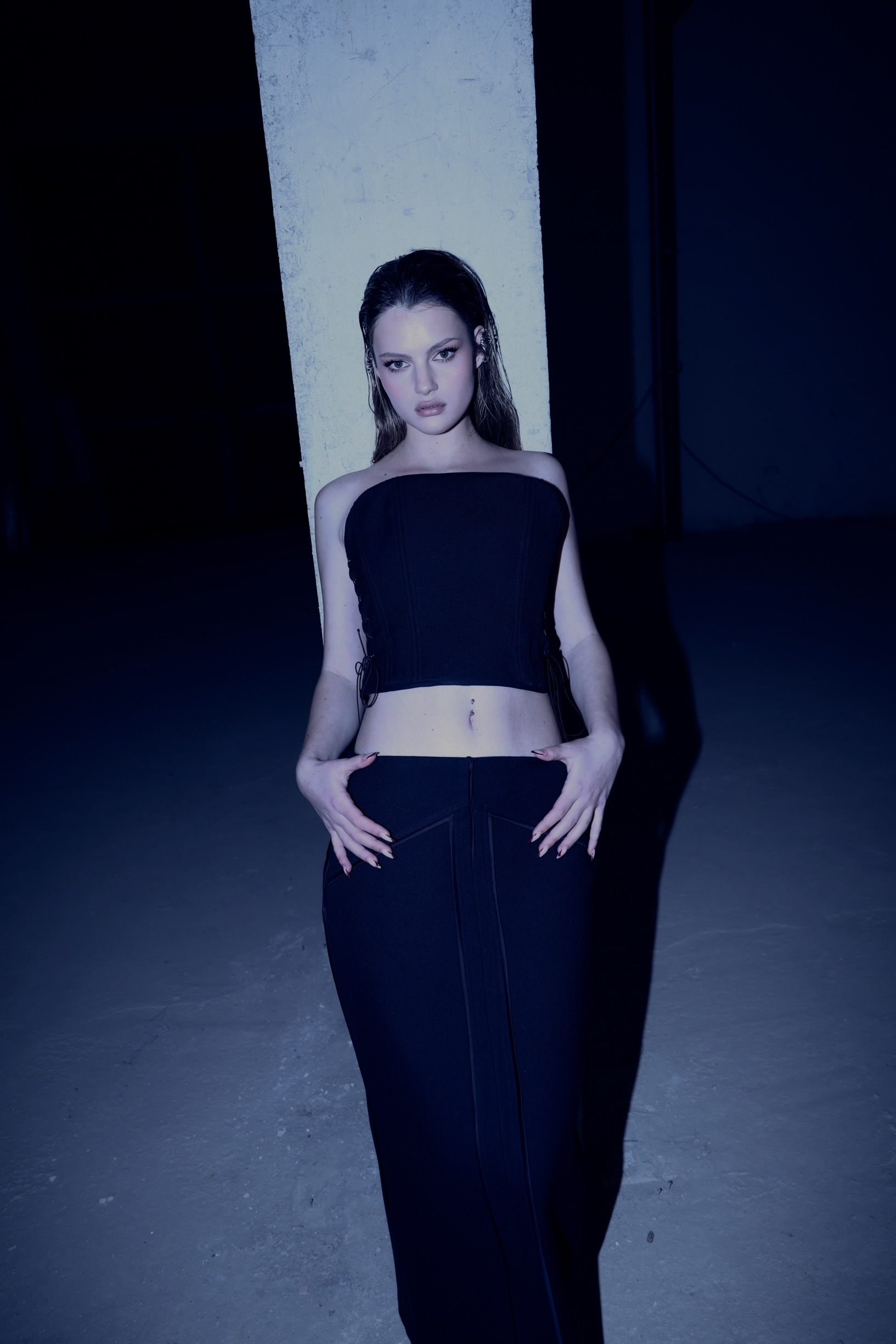 Sharp Line Skirt  view 3
